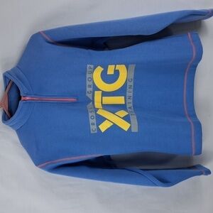 NWT Puma XTG training 1/4 zip pullover Women's Med periwinkle & pink sweatshirt